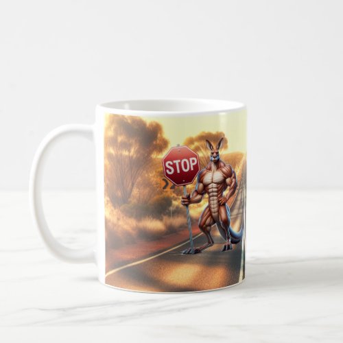 Australia outback road coffee mug