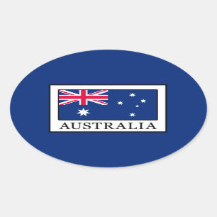 Australia Oval Sticker