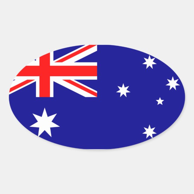 australia oval sticker (Front)