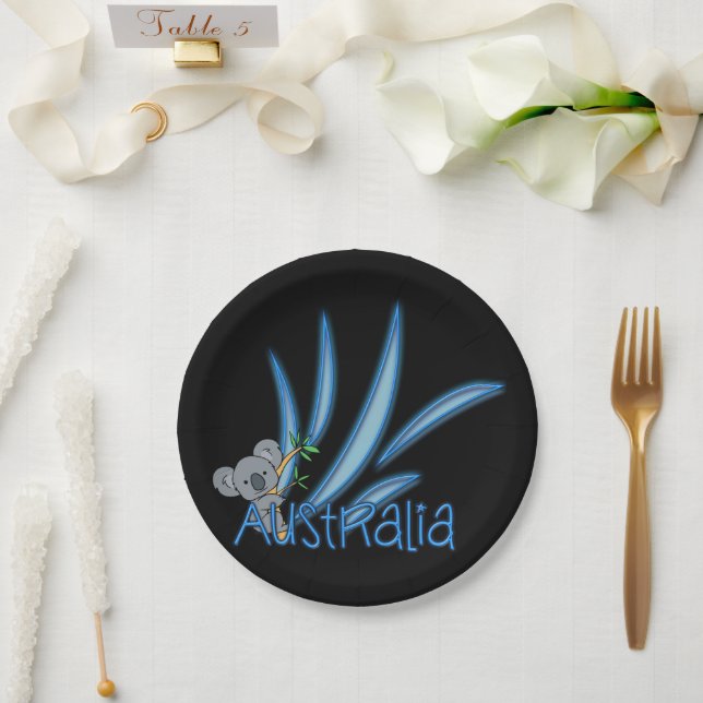 Australia Paper Plates (Wedding)
