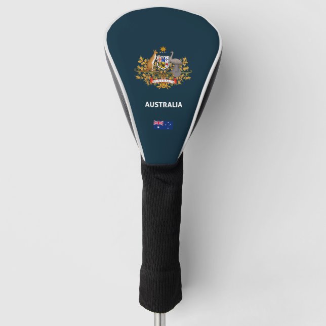 Australia passport phone case golf head cover (Front)