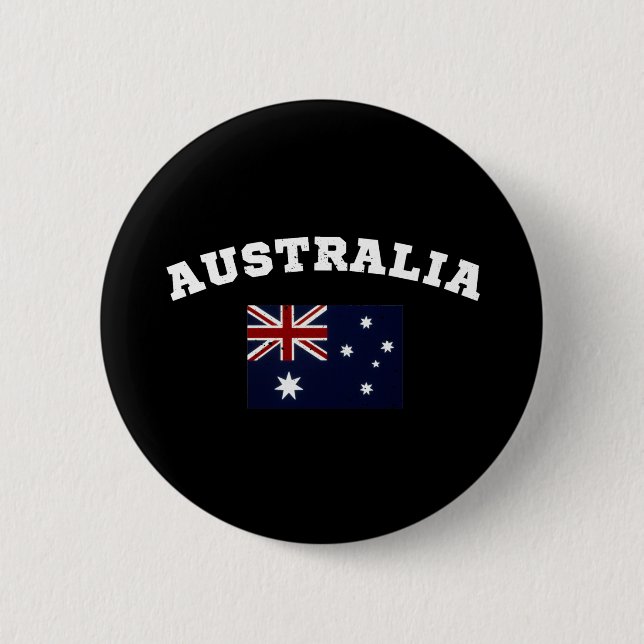 Australia Patriotic Button (Front)