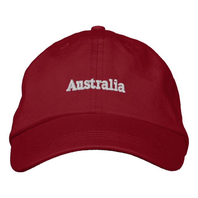 Australia Personalized Adjustable Hat (Front)