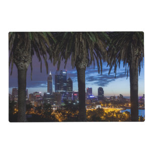 Australia, Perth, city skyline from Kings Park 2 Placemat