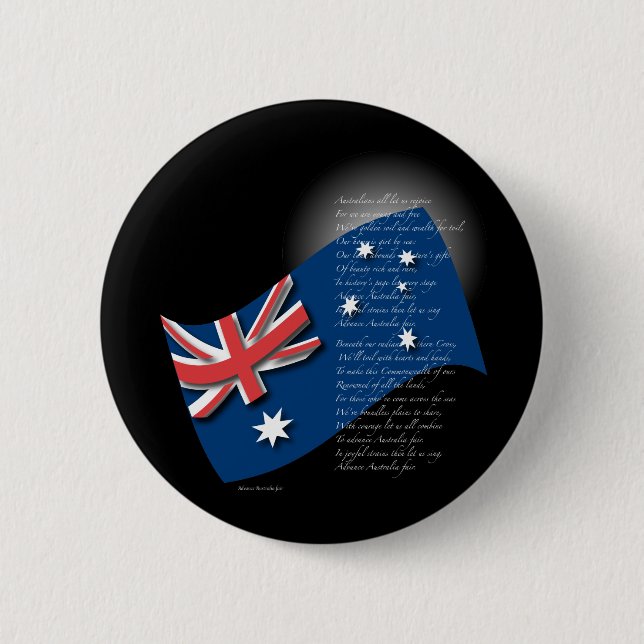 Australia Pinback Button (Front)