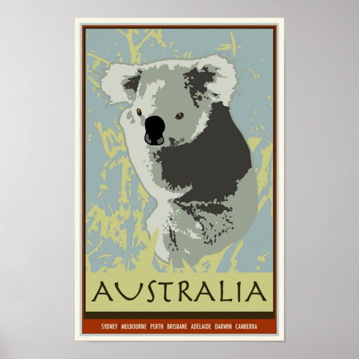 Australia Poster | Zazzle.com