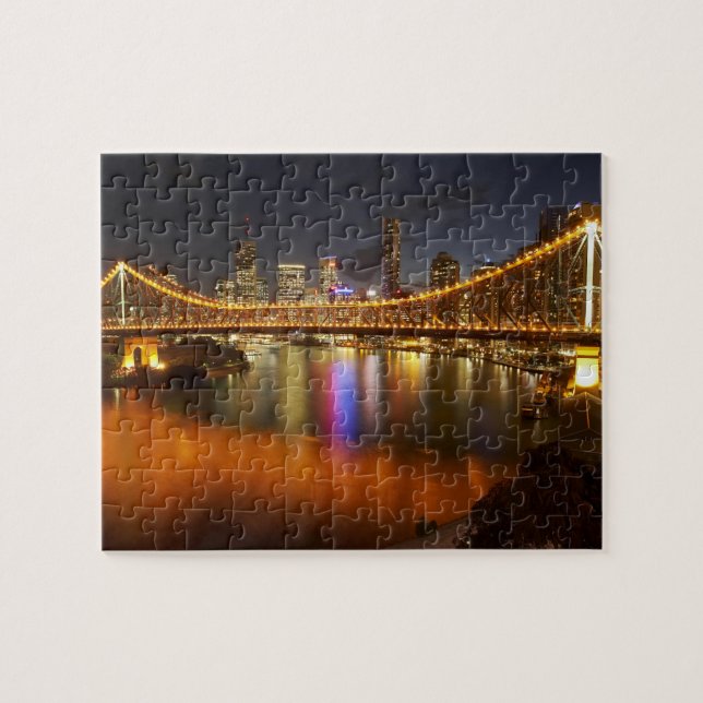 Australia, Queensland, Brisbane, Story Bridge, 2 Jigsaw Puzzle (Horizontal)