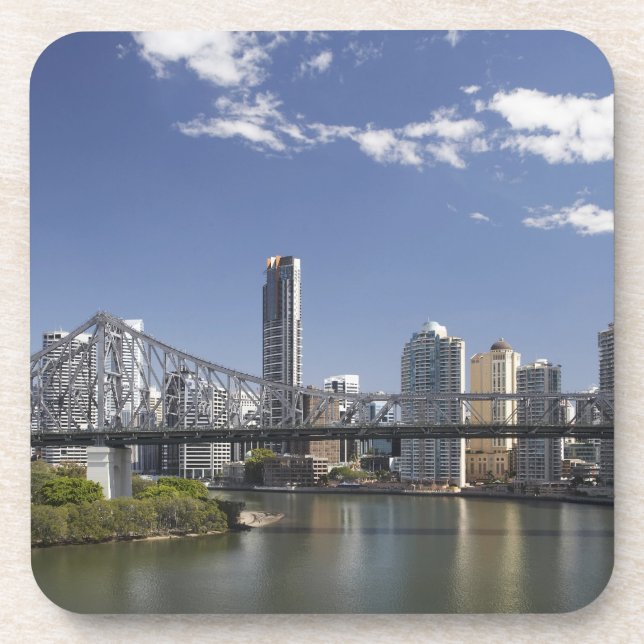 Australia, Queensland, Brisbane, Story Bridge, Drink Coaster (Front)