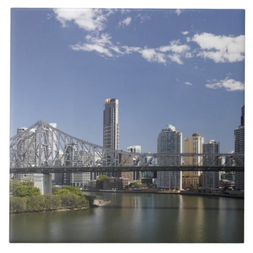 Australia Queensland Brisbane Story Bridge Tile
