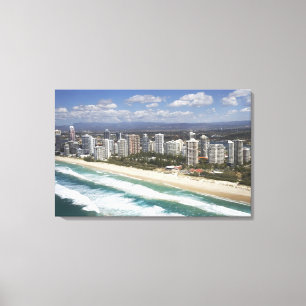 Australia, Queensland, Gold Coast, Main Beach - Canvas Print