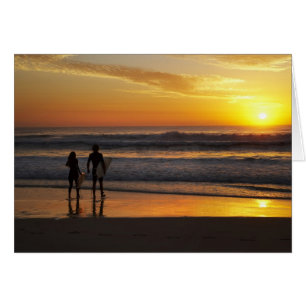 Australia, Queensland, Gold Coast, Surfers at