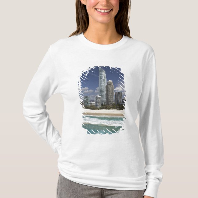 Australia, Queensland, Gold Coast, Surfers T-Shirt (Front)