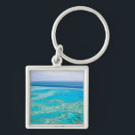 Australia, Queensland, Whitsunday Coast, Great 3 Keychain<br><div class="desc">Australia,  Queensland,  Whitsunday Coast,  Great Barrier Reef Aerial of the Great Barrier Reef by the Whitsunday Coast with its 'River' � Walter Bibikow / DanitaDelimont.com</div>