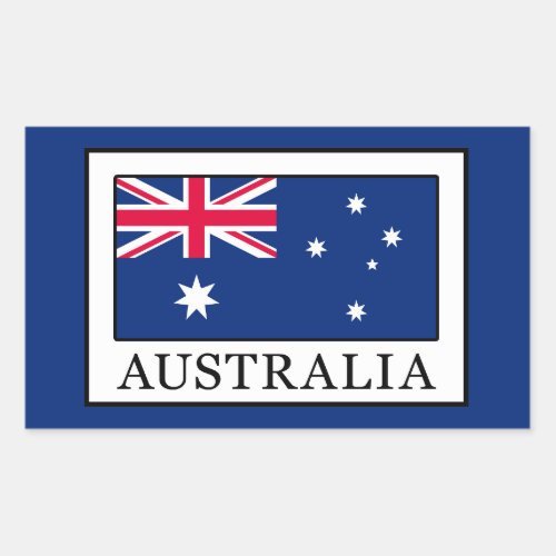 Australia Rectangular Sticker
