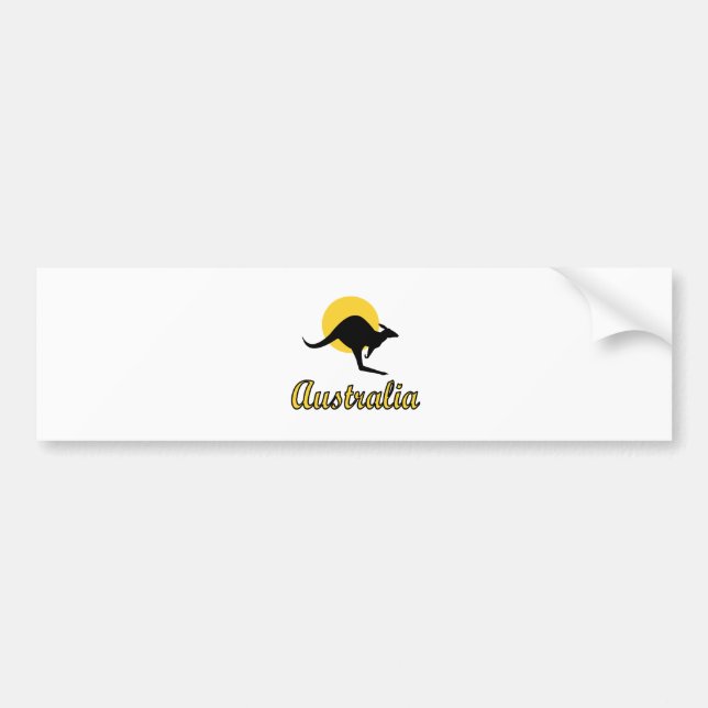 Australia Red earth Design Bumper Sticker (Front)