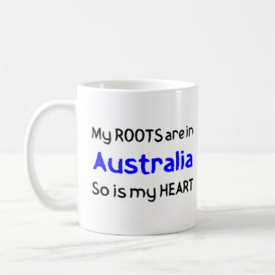 australia roots coffee mug