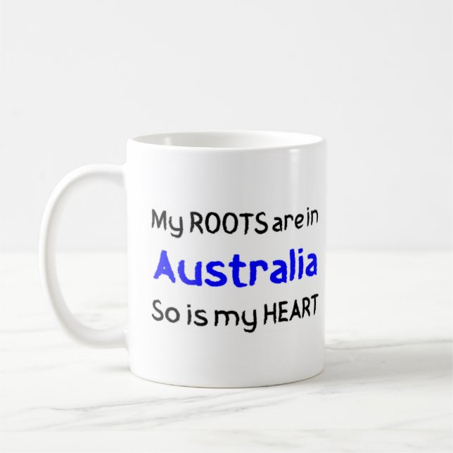 australia roots coffee mug (Left)