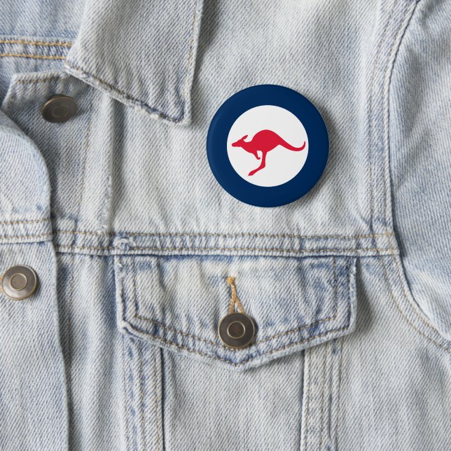 Australia roundel country flag symbol army militar button (In Situ)