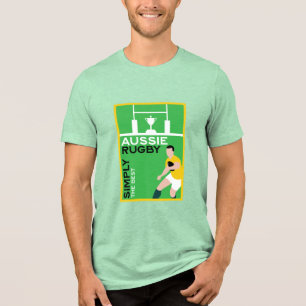 Australia Rugby Player Tri-Blend Shirt