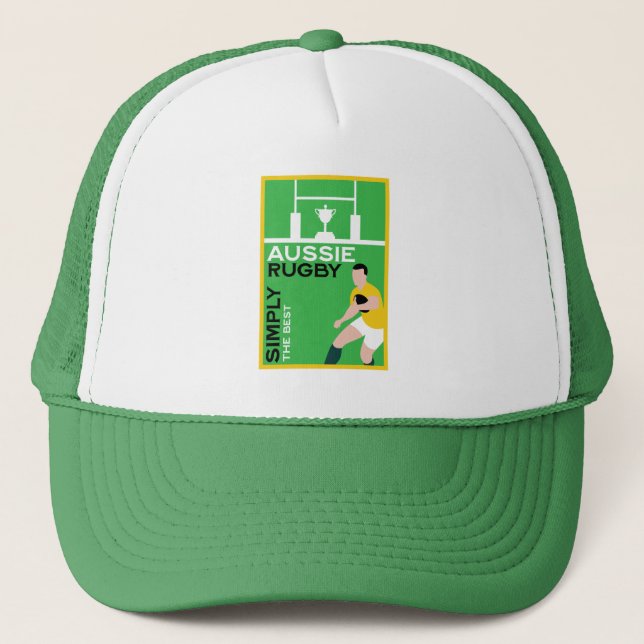 Australia Rugby Player Trucker Hat (Front)