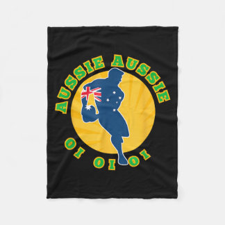 Australia Rugby, Wallabies Aussie Aussie Aussie Oi Fleece Blanket
