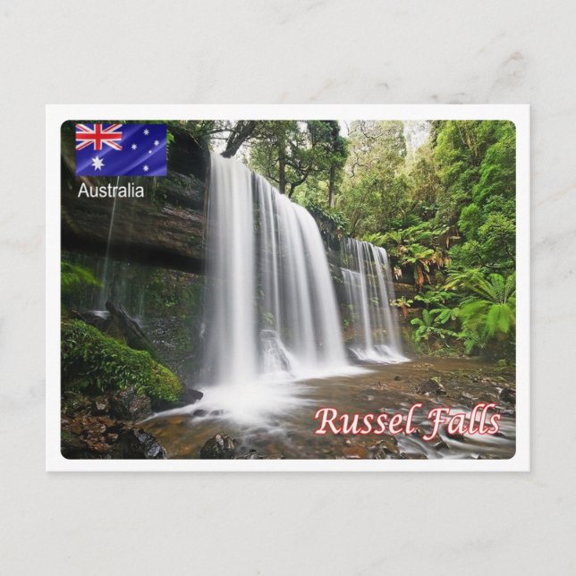 Australia - Russel Falls - Postcard (Front)