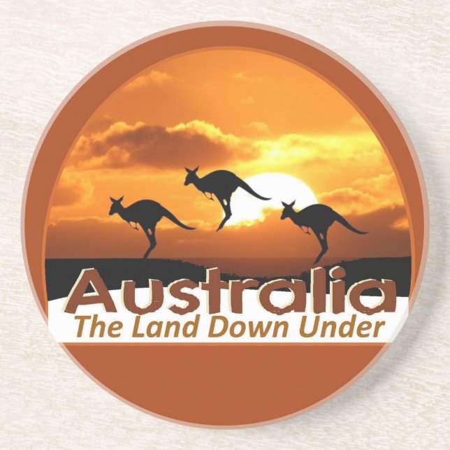 AUSTRALIA SANDSTONE COASTER (Front)