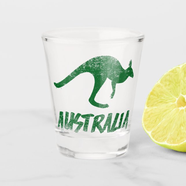 Australia                                          shot glass (Front)