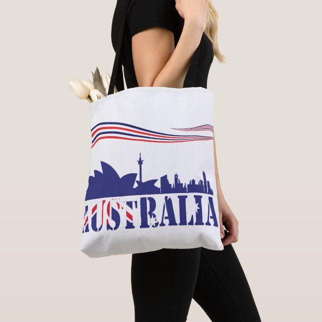 Australia Skyscaape Tote Bag (Close Up)