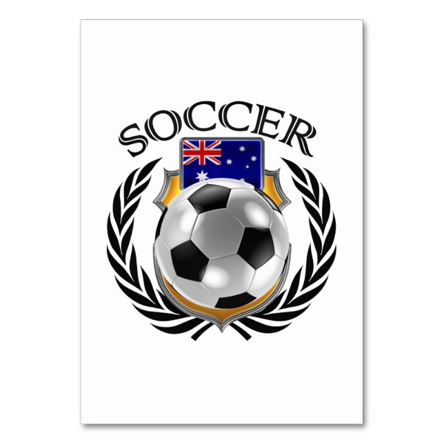 Australia Soccer 2016 Fan Gear Table Number (Back)