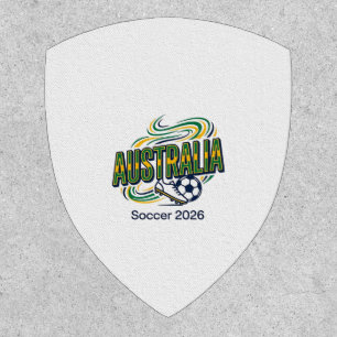 Australia Soccer 2026 Soccer Bold Country Typograp Patch