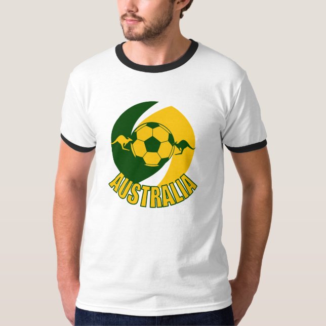 Australia soccer ball kanga T-Shirt (Front)