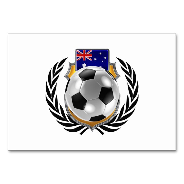 Australia Soccer Champions Table Number (Front)