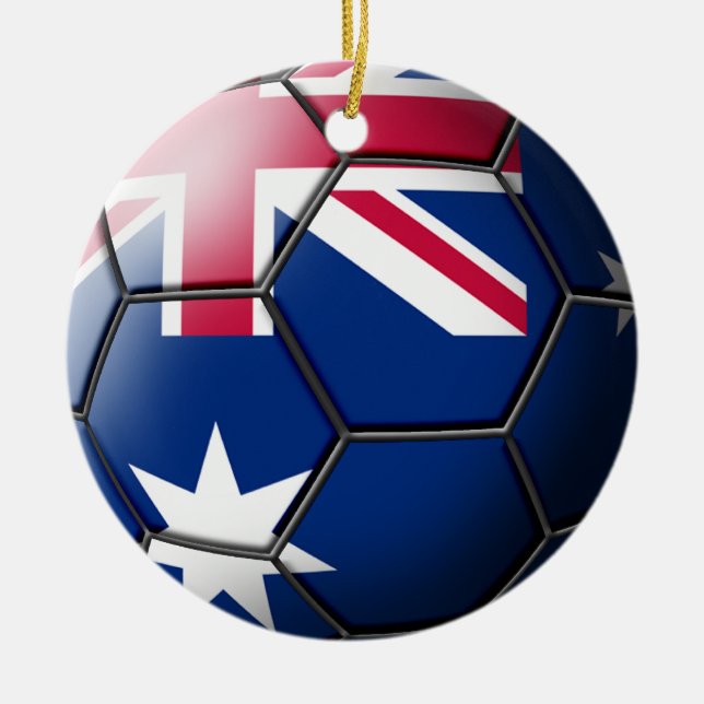 Australia Soccer Ornament (Front)