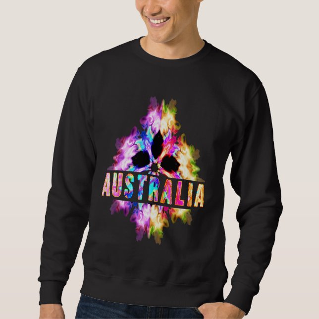 Australia Souvenir  Australian Cultural Exchange Sweatshirt (Front)