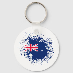 Australia Souvenir Landmark, Australia Flag Travel Keychain