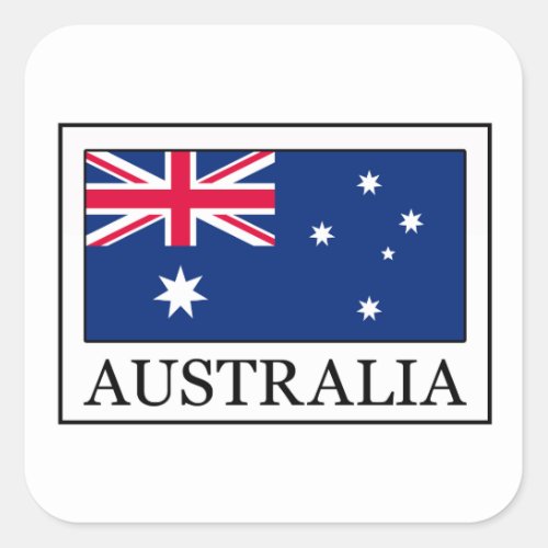 Australia Square Sticker