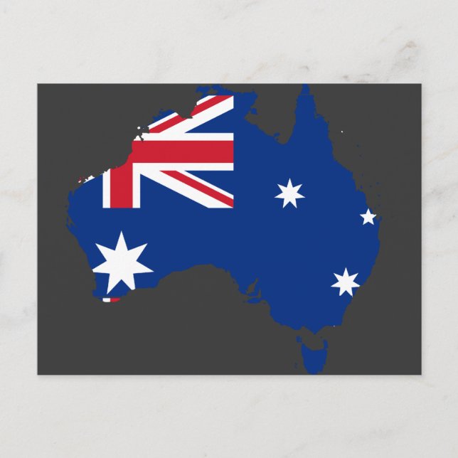 Australia stub, Australia Postcard (Front)