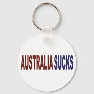 Australia Sucks Keychain