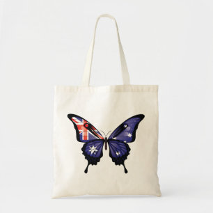 Australia Swallowtail Butterfly Flag Sticker Tote Bag