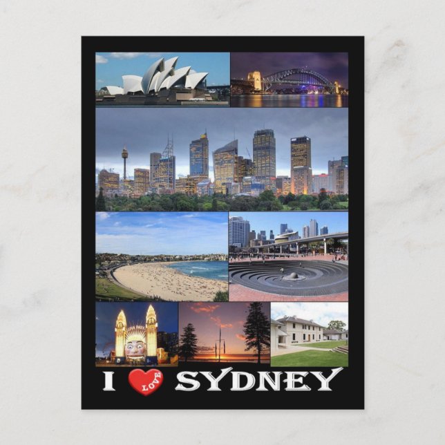 Australia - Sydney - I Love - Postcard (Front)