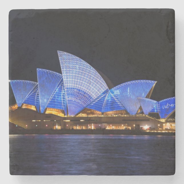 Australia Sydney Opera House At Night Coaster (Front)