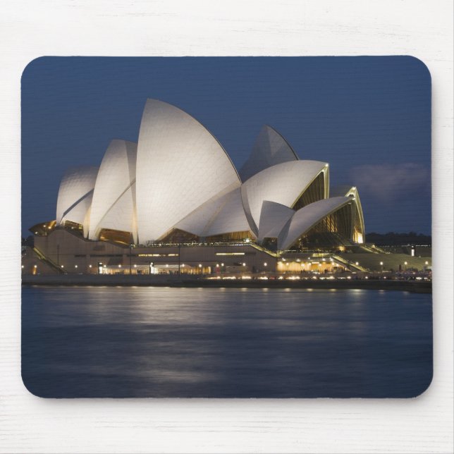 Australia, Sydney. Opera House at night on Mouse Pad (Front)