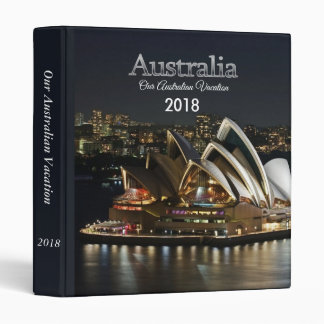 Australia Sydney Opera House Vacation Photo 3 Ring Binder