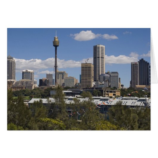 Australia, Sydney, Potts Point. Sydney skyline. Cards (Front Horizontal)