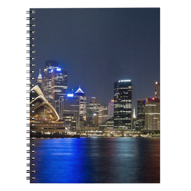 Australia, Sydney. Skyline with Opera House seen Notebook (Front)