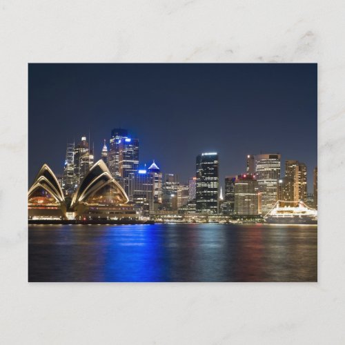 Australia Sydney Skyline with Opera House seen Postcard