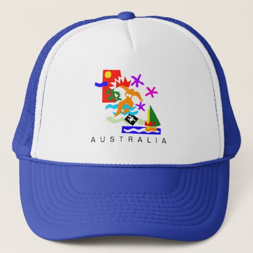 Australia _ SYDNEY SUMMER _ Surf  sailing Trucker Hat