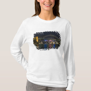 Australia, Sydney. Sydney harbor at night. T-Shirt