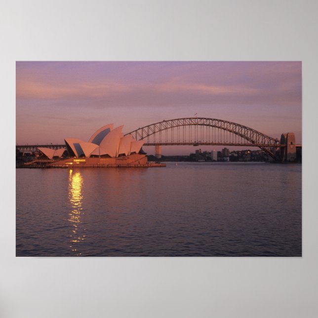 Australia, Sydney, Sydney Opera House built Poster (Front)